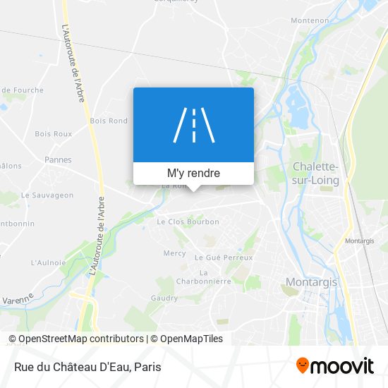 Rue du Château D'Eau plan