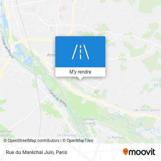 Rue du Maréchal Juin plan