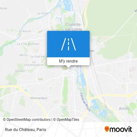 Rue du Château plan