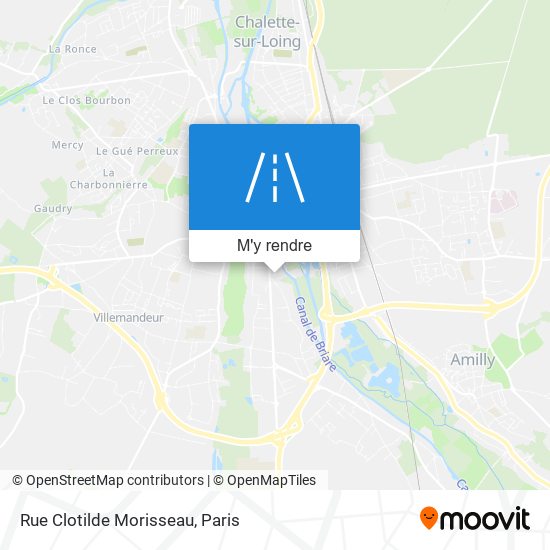 Rue Clotilde Morisseau plan