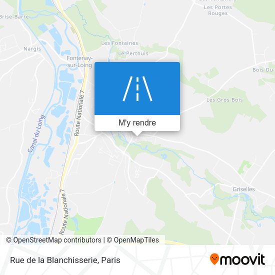 Rue de la Blanchisserie plan