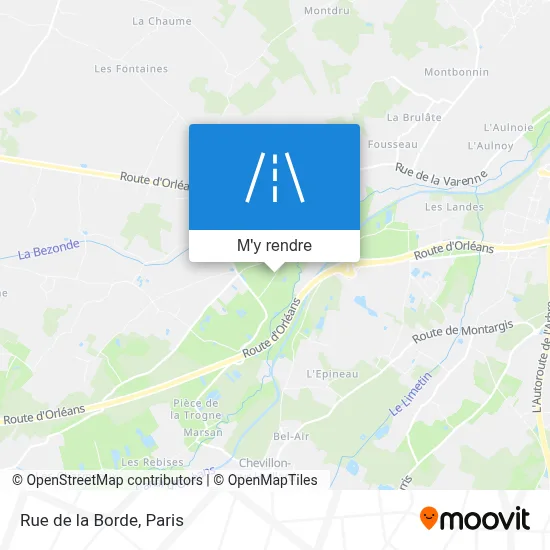 Rue de la Borde plan