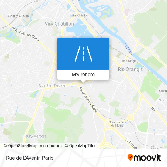 Rue de L'Avenir plan