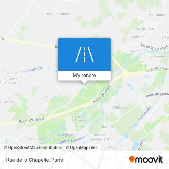 Rue de la Chapelle plan