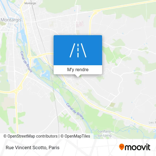 Rue Vincent Scotto plan