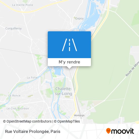 Rue Voltaire Prolongée plan