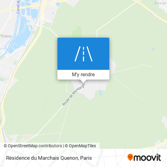 Résidence du Marchais Quenon plan