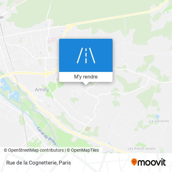 Rue De La Cognetterie plan