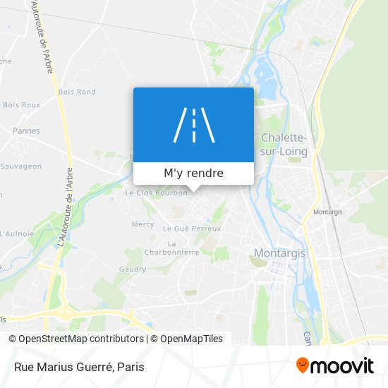 Rue Marius Guerré plan