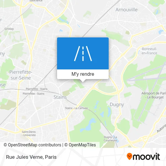 Rue Jules Verne plan