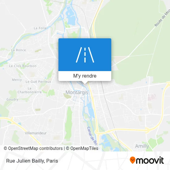 Rue Julien Bailly plan