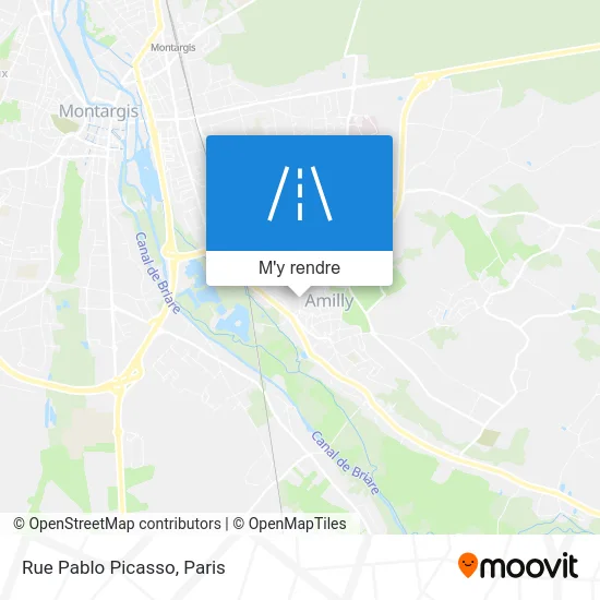 Rue Pablo Picasso plan