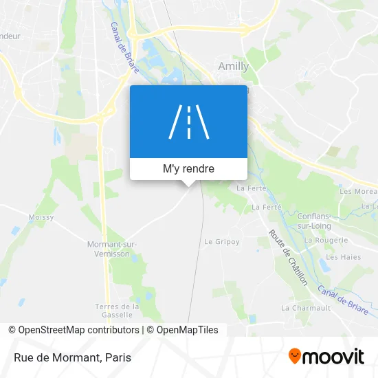 Rue de Mormant plan