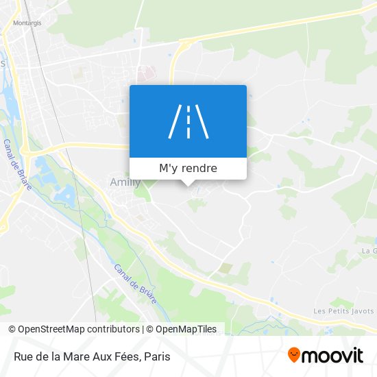 Rue de la Mare Aux Fées plan