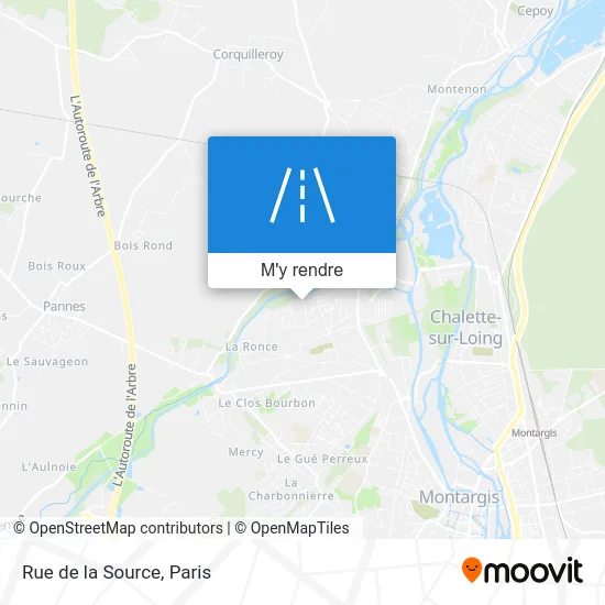 Rue de la Source plan