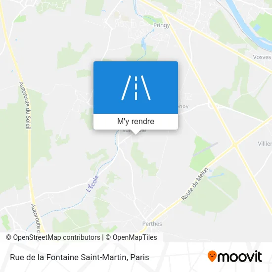 Rue de la Fontaine Saint-Martin plan