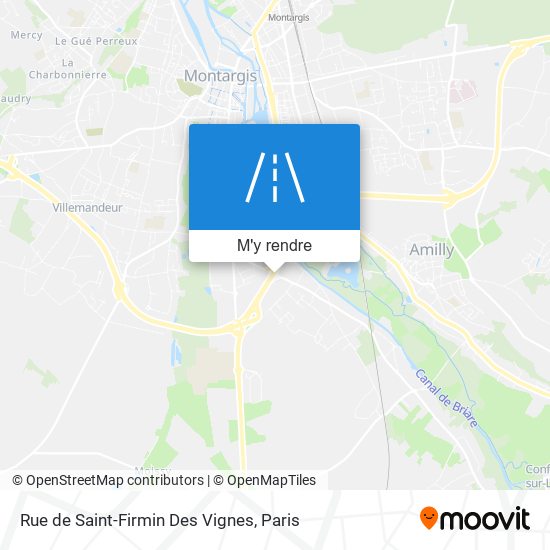 Rue de Saint-Firmin Des Vignes plan