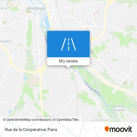 Rue de la Coopérative plan