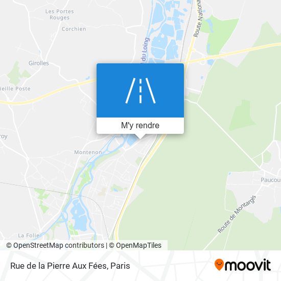 Rue de la Pierre Aux Fées plan
