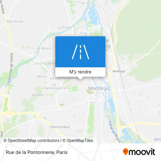 Rue de la Pontonnerie plan