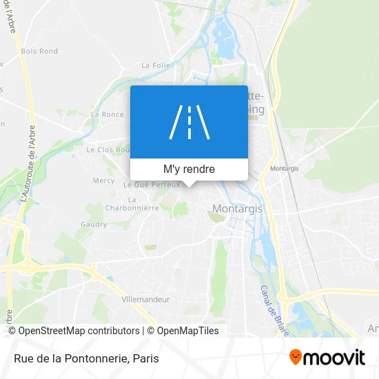 Rue de la Pontonnerie plan