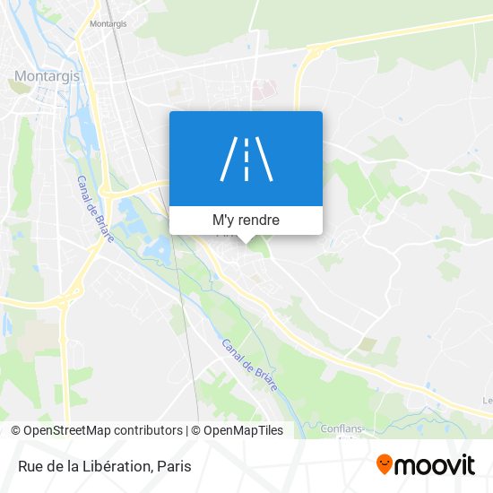 Rue de la Libération plan