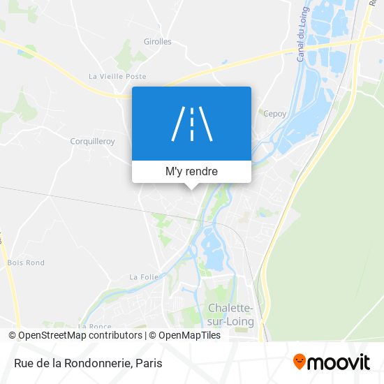Rue de la Rondonnerie plan