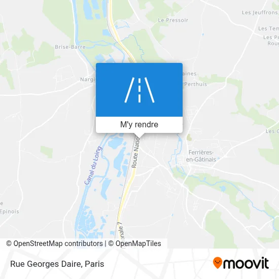 Rue Georges Daire plan