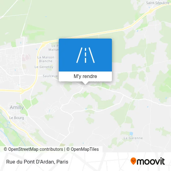 Rue du Pont D'Ardan plan