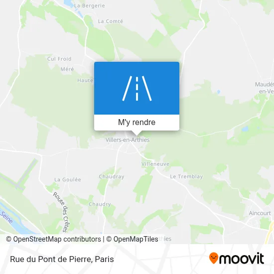 Rue du Pont de Pierre plan