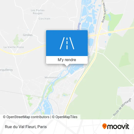 Rue du Val Fleuri plan