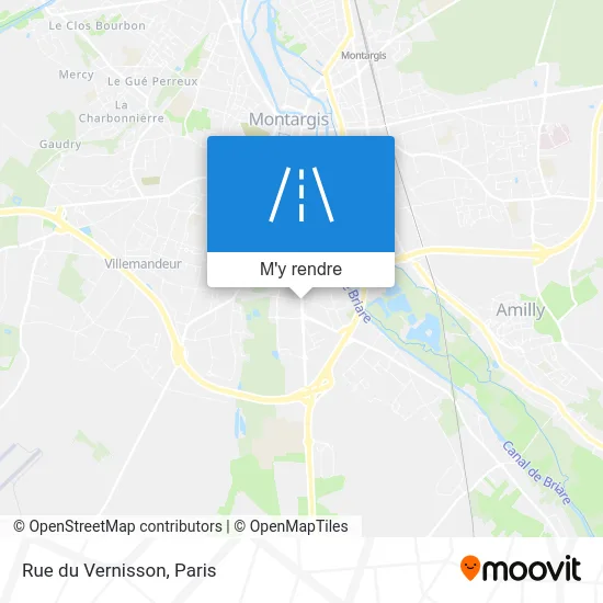 Rue du Vernisson plan