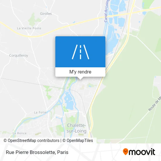Rue Pierre Brossolette plan