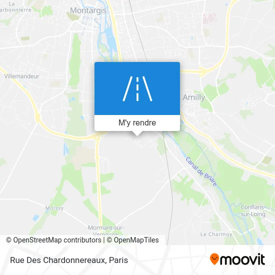 Rue Des Chardonnereaux plan