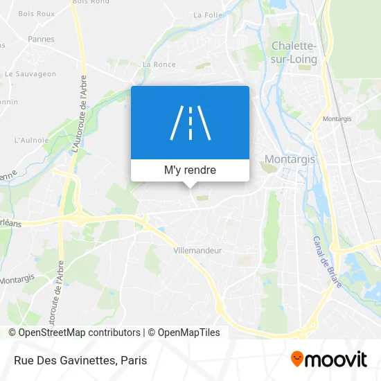 Rue Des Gavinettes plan