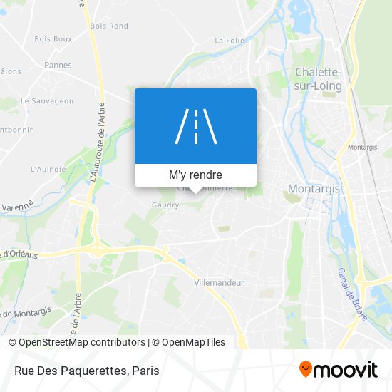 Rue Des Paquerettes plan