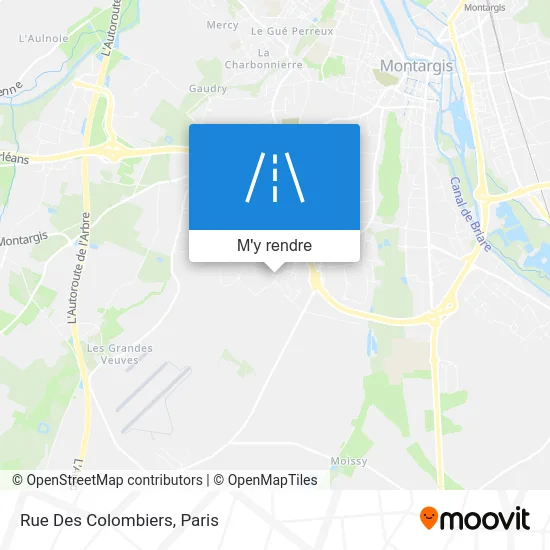 Rue Des Colombiers plan