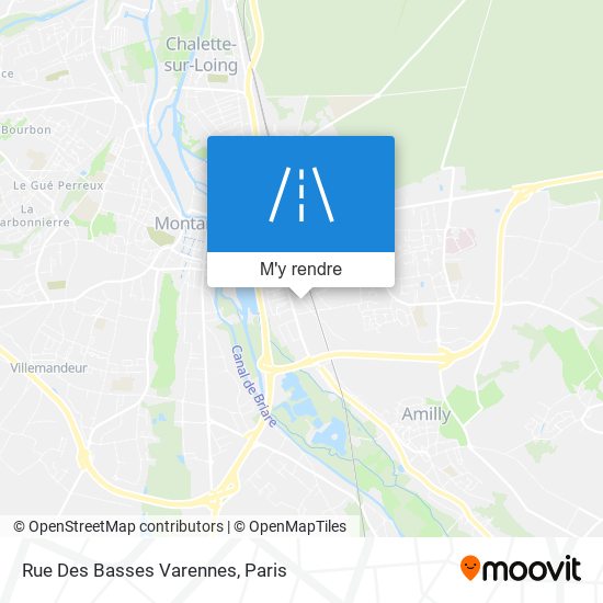 Rue Des Basses Varennes plan