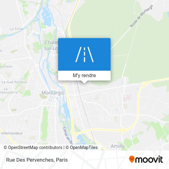 Rue Des Pervenches plan