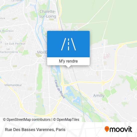 Rue Des Basses Varennes plan