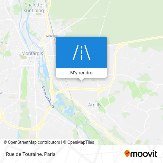 Rue de Touraine plan