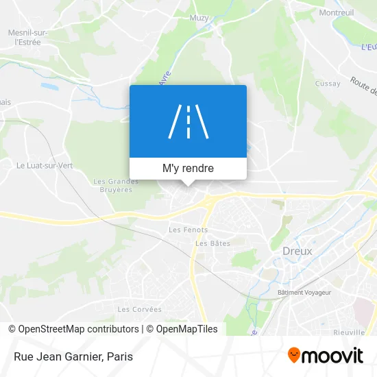 Rue Jean Garnier plan