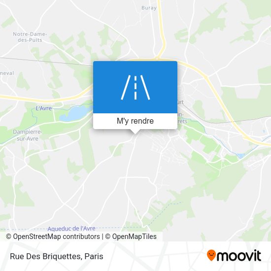 Rue Des Briquettes plan