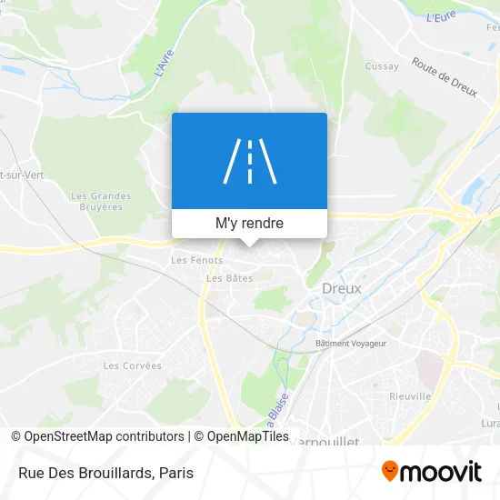 Rue Des Brouillards plan