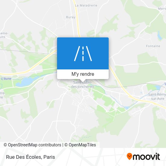 Rue Des Écoles plan