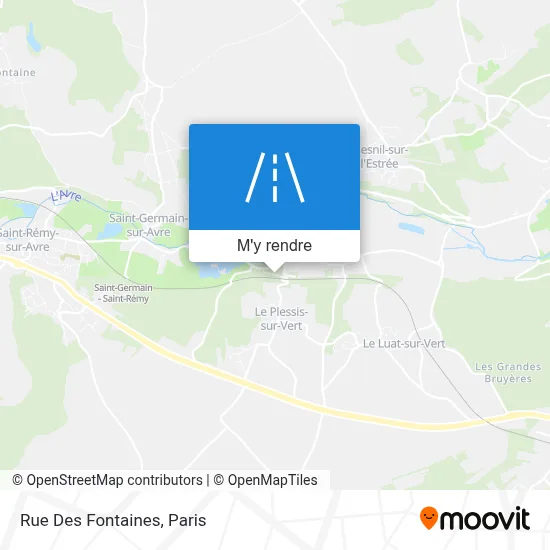 Rue Des Fontaines plan