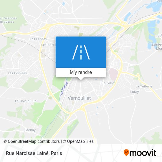 Rue Narcisse Lainé plan