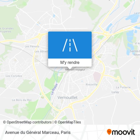 Avenue du Général Marceau plan