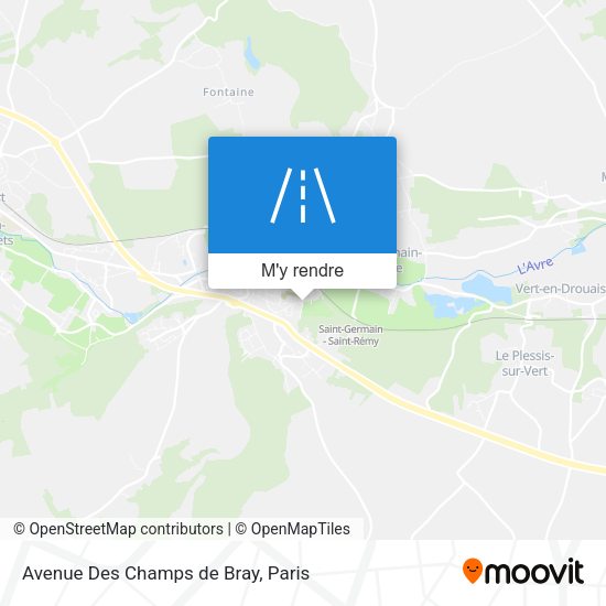 Avenue Des Champs de Bray plan