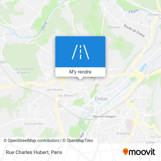 Rue Charles Hubert plan